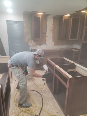 Kitchen Cabinet Painting Services in Olathe, KS (2)